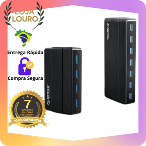Hub de alta velocidade Orico 4 7 portas usb 3.0