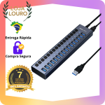 Hub Acasis usb 3.1 10gbps 16 portas