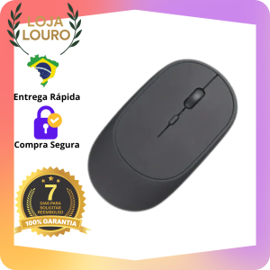 Mouse Wireless Sem Fio com Modo Duplo para Jogos
